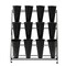 3-Tier Flower Display Stand Plants Shelf Display Rack W/ 12 Buckets Garden Patio